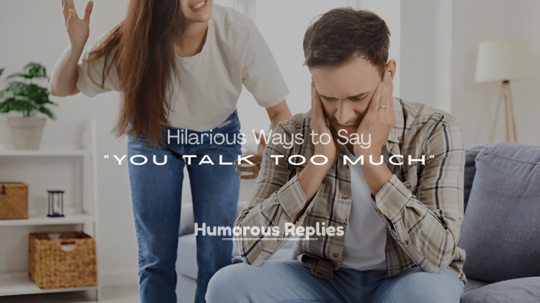 You Talk Too Much