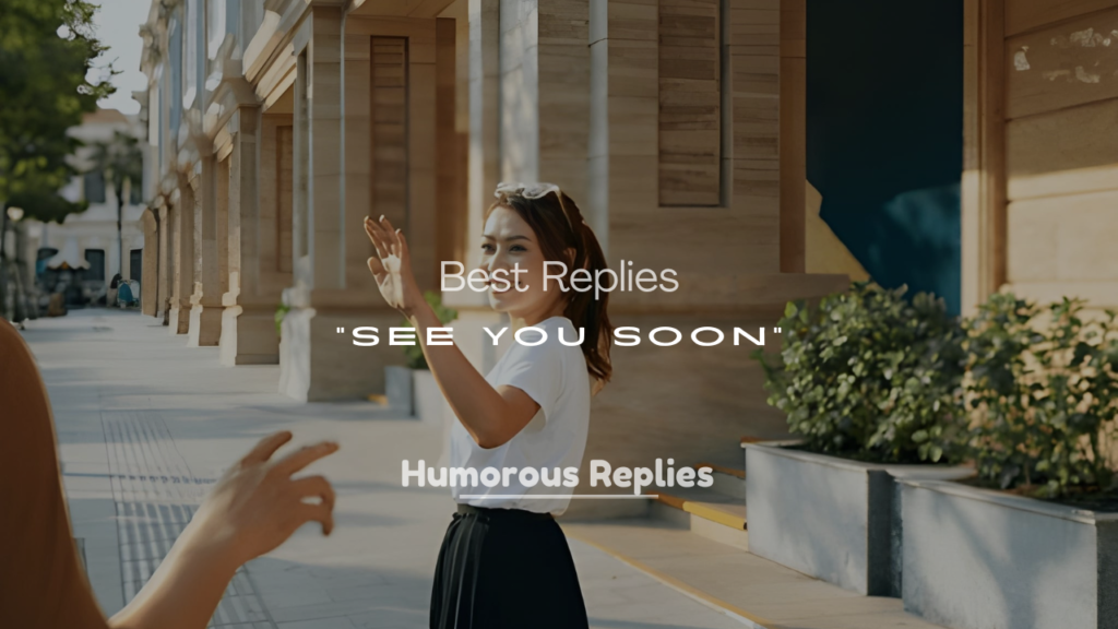 Best Replies to “See You Soon”